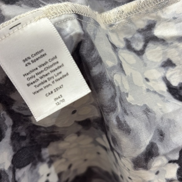 Talbots Black and White Sleeveless Sundress - 14P - New - cotton blend - Picture 6 of 7